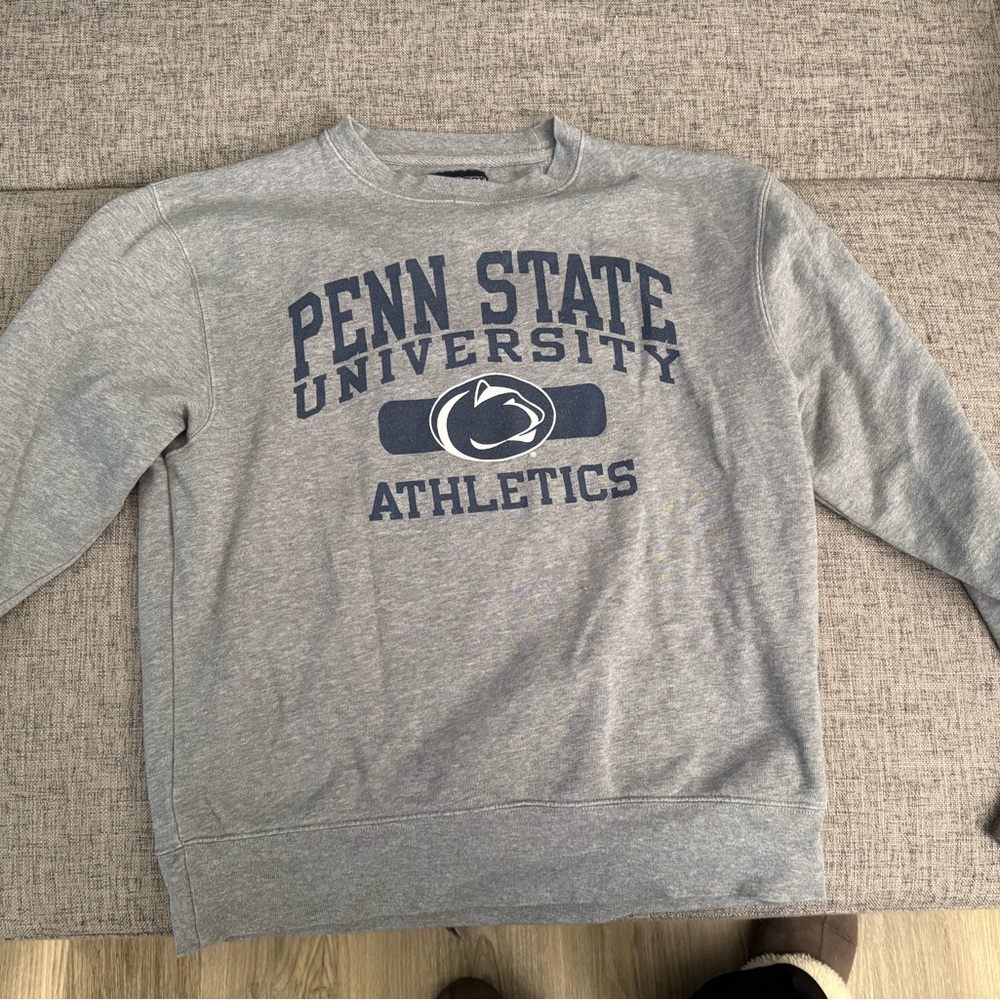 Gray Penn State University Athletics Sweater